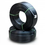 أنابيب HDPE نيبروبلاست PE 80 ضغط 10 بار قطر خارجي 20 مم سمك 1.8 مم لون اسود