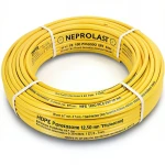 أنابيب HDPE PE 100 ضغط 12.5 بار قطر خارجي 90 مم سمك 6.7 مم لون أصفر | نيبروبلاست