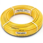 Neproplast HDPE Pipes PE 100 Pressure 12.5 Bar Outside Diameter 75 mm Thickness 5.6 mm Yellow | NEPROPLAST