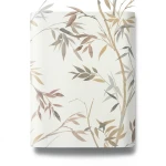 German Wall Covering Leaf-patterned 10 x 0.53 m, Beige