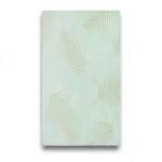 Leaf patterned wallpaper, pale green color, length 10 m, width 0.53 m, model 02579-18