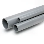 UPVC Pipes National Kham Schedule 80 Size 8 Inch Thickness 12.7 mm Gray