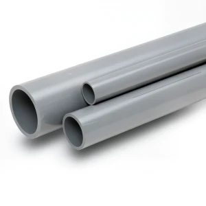 مواسير UPVC الوطني جدول 80 مقاس 8 إنش سمك 12.7 مم لون رمادي