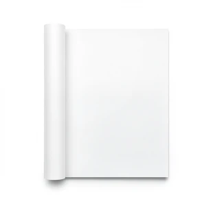 German Wall Decoration Wallpaper 10m x 0.53m White Color