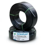 HDPE Pipes PE 100 Pressure 12.5 Bar Outside Diameter 90 mm Thickness 6.7 mm Black | NEPROPLAST