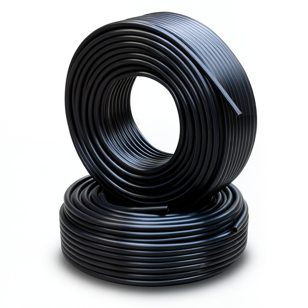 أنابيب HDPE PE 80 ضغط 16 بار قطر خارجي 20 مم سمك 2.3 مم أسود