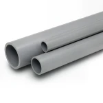 UPVC Pipes National Kham Schedule 40 Size 5 Inch Thickness 6.22 mm Gray