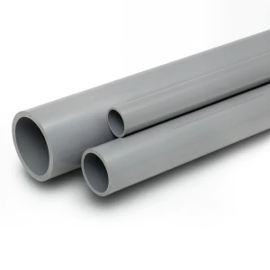 UPVC Pipes National Kham Schedule 40 Size 5 Inch Thickness 6.22 mm Gray
