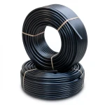 أنابيب HDPE PE 100 ضغط 20 بار قطر خارجي 32 مم سمك 3.6 مم لون أسود