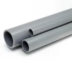 UPVC Pipes National Kham Schedule 40 Size 8 Inch Thickness 8.18 mm Gray
