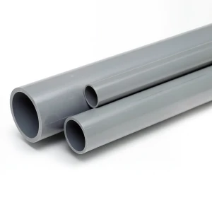 UPVC Pipes National Kham Schedule 40 Size 8 Inch Thickness 8.18 mm Gray