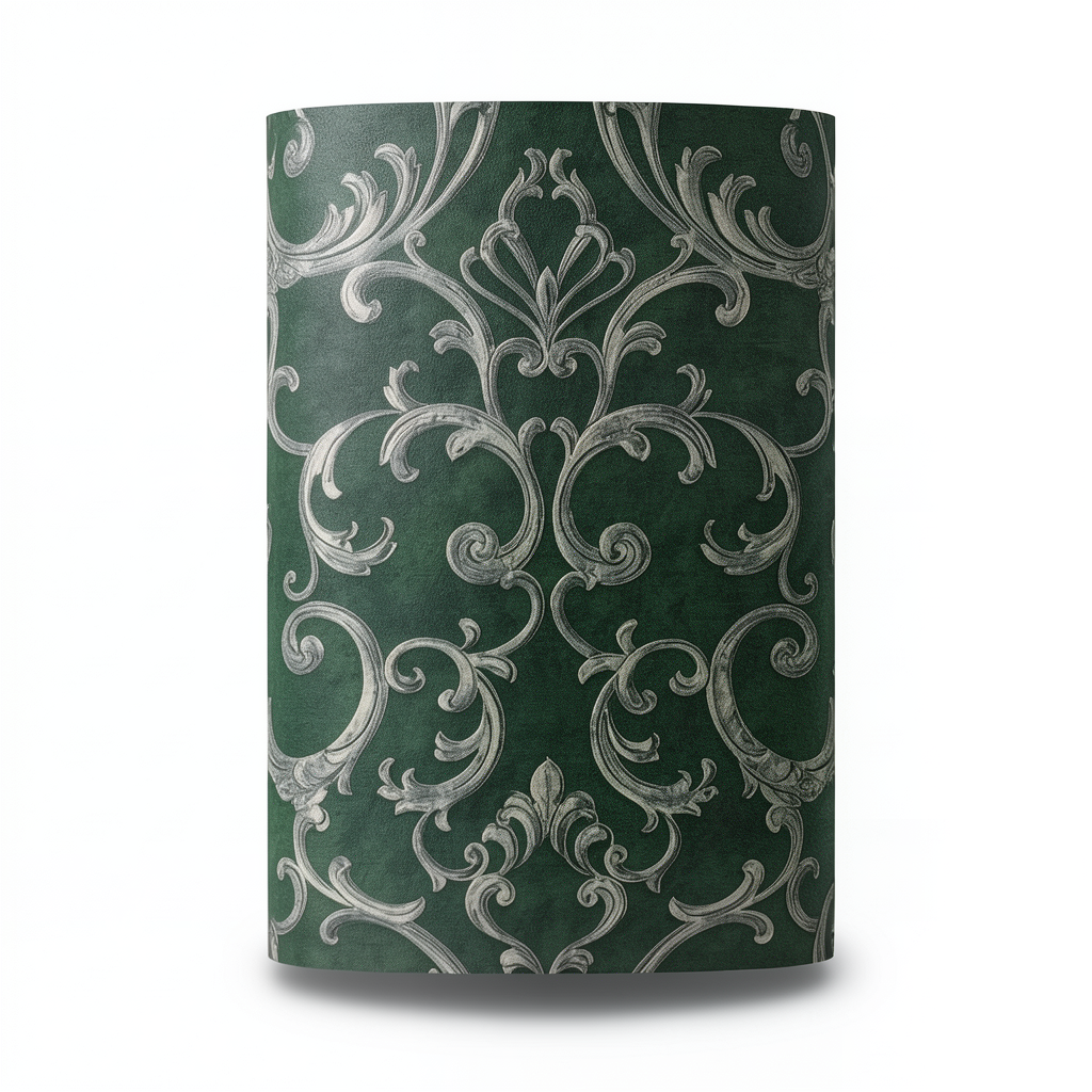 Wall Covering Classic Design Dark Green, Size 10 m x 0.70 m, Model 14046
