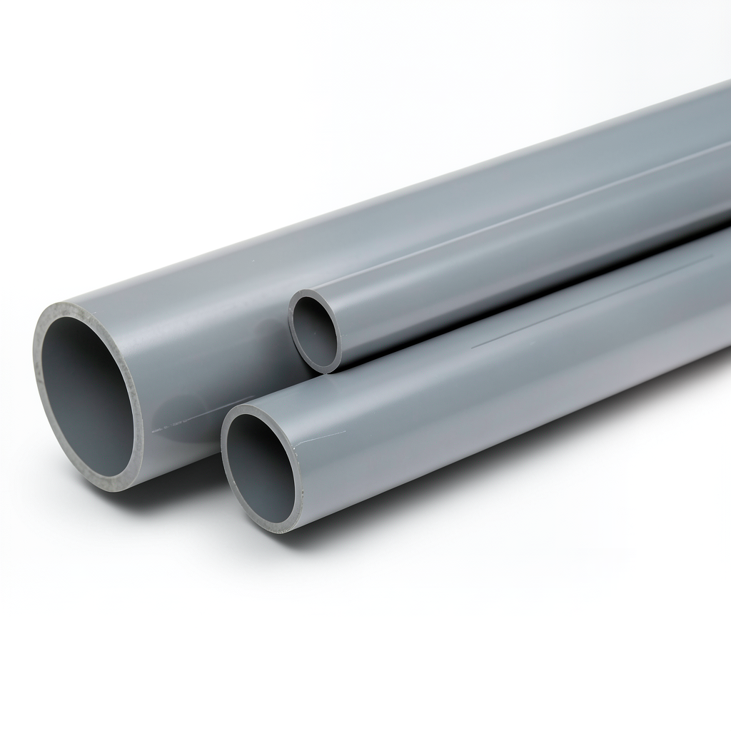 UPVC Pipes National Kham Schedule 80 Size ¾ Inch Thickness 3.91 mm Gray