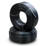 أنابيب HDPE PE 100 ضغط 20 بار قطر خارجي 40 مم سمك 4.5 مم لون أسود