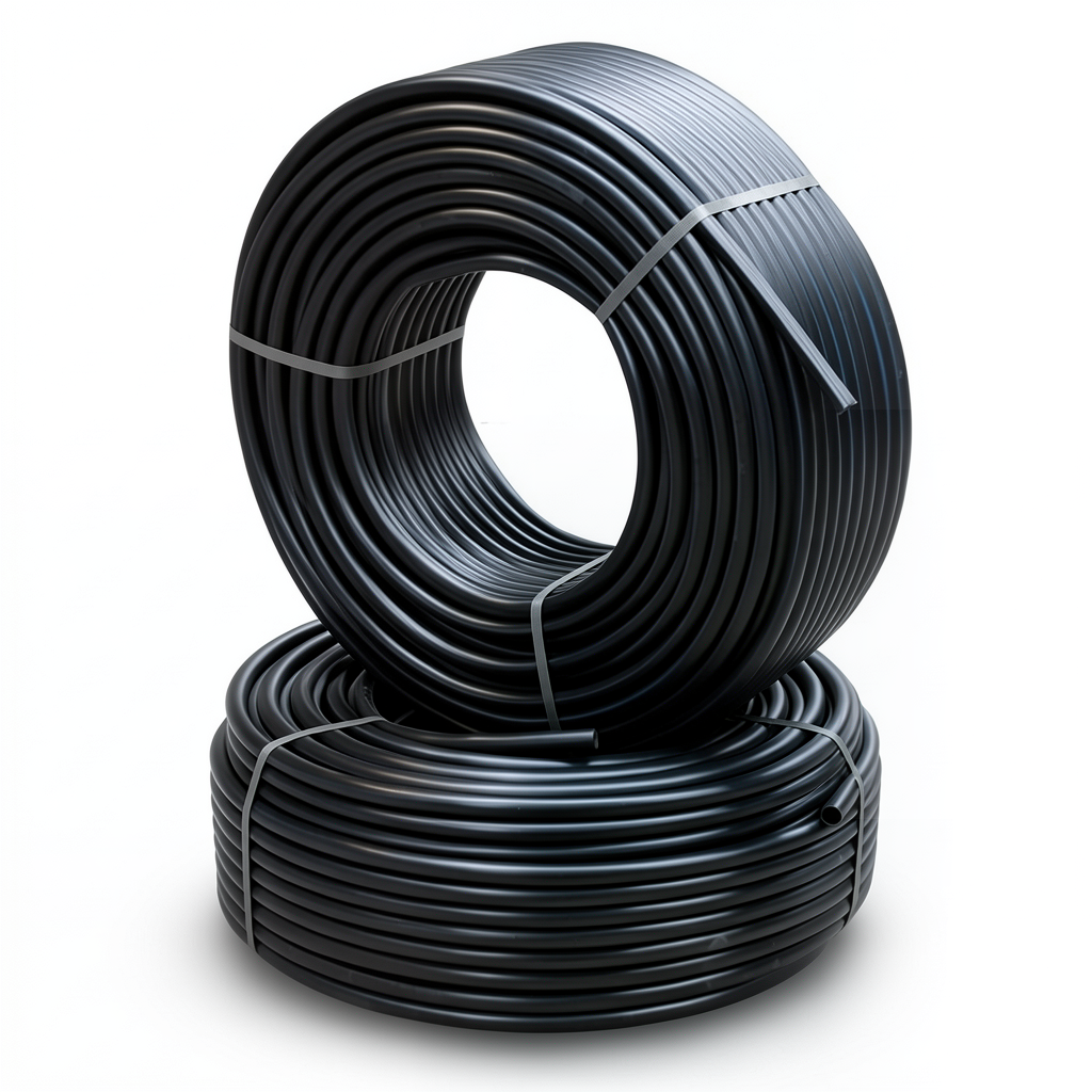 HDPE Pipes PE 100 Pressure 20 Bar Outer Diameter 40 mm Thickness 4.5 mm Black