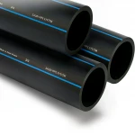 أنابيب HDPE السعودى  PE 100 ضغط 10 بار قطر خارجي 32 مم سمك 2 مم لون اسود