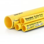 Neproplast  HDPE Pipes PE 100 Pressure 4 Bar Outside Diameter 450 mm Thickness 11.0 mm Color Yellow