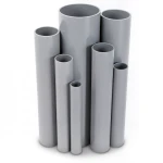 مواسير UPVC مقاس 6 إنش سمك 4.62 مم لون رمادي