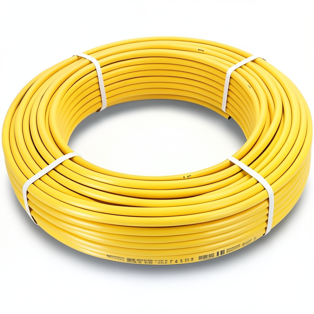 أنابيب HDPE PE 100 ضغط 12.5 بار قطر خارجي 63 مم سمك 4.7 مم لون أصفر | نيبروبلاست