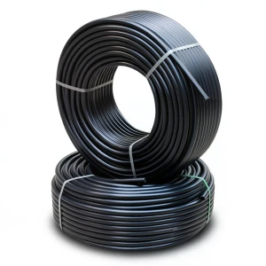أنابيب HDPE PE 100 ضغط 20 بار قطر خارجي 90 مم سمك 10.1 مم لون أسود