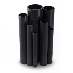 UPVC Pipes 12 Bar Pressure 60.2 mm Diameter 3.1 mm Thickness Black