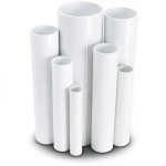 مواسير UPVC ضغط اسمي 12 بار قطر خارجي 60.5 مم سمك 3.7 مم لون أبيض
