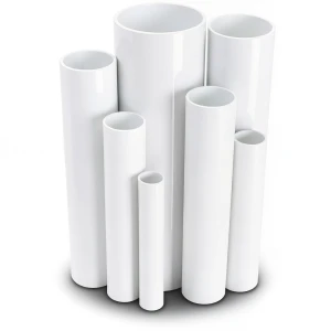 مواسير UPVC ضغط اسمي 12 بار قطر خارجي 60.5 مم سمك 3.7 مم لون أبيض