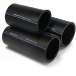 مواسير HDPE السعودى PE 100 ضغط 6 بار قطر خارجي 50 مم سمك 2 مم لون اسود
