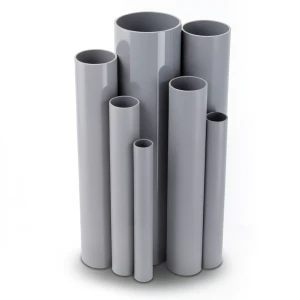 UPVC Pipes 12 Bar Pressure 60.5 mm Diameter 3.7 mm Thickness Gray