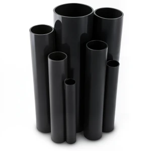 مواسير UPVC ضغط 12 بار قطر خارجي 60.5 مم سمك 3.7 مم لون اسود