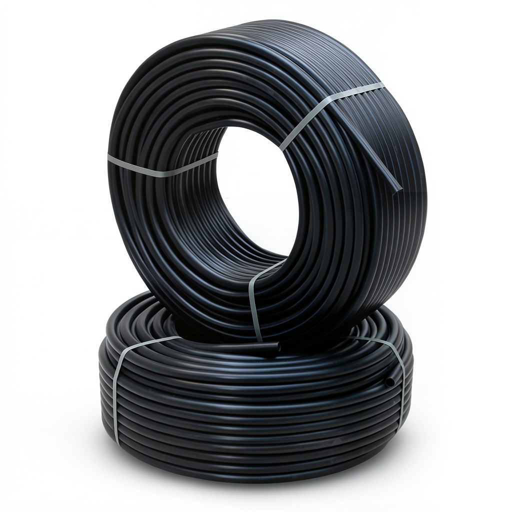 أنابيب HDPE PE 80 ضغط 16 بار قطر خارجي 20 مم سمك 2.3 مم أسود