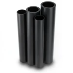 مواسير HDPE PE 80 ضغط 16 بار قطر خارجي 140 مم سمك 15.7 مم لون أسود