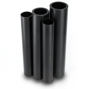 مواسير HDPE PE 80 ضغط 16 بار قطر خارجي 140 مم سمك 15.7 مم لون أسود