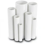 مواسير UPVC ضغط 15 بار قطر خارجي 60.2 مم سمك 3.9 مم أبيض