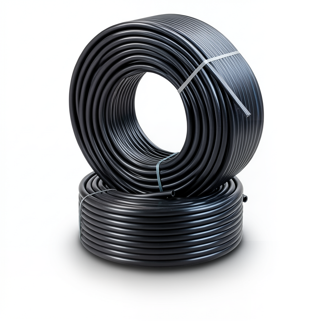 أنابيب HDPE PE 100 ضغط 20 بار قطر خارجي 32 مم سمك 3.6 مم لون أسود