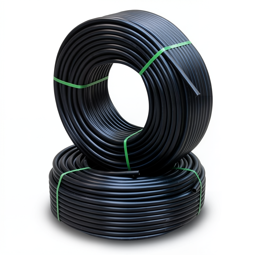 أنابيب HDPE الراجحي PE 80 ضغط 16 بار قطر خارجي 32 مم سمك 3.6 مم لون أسود