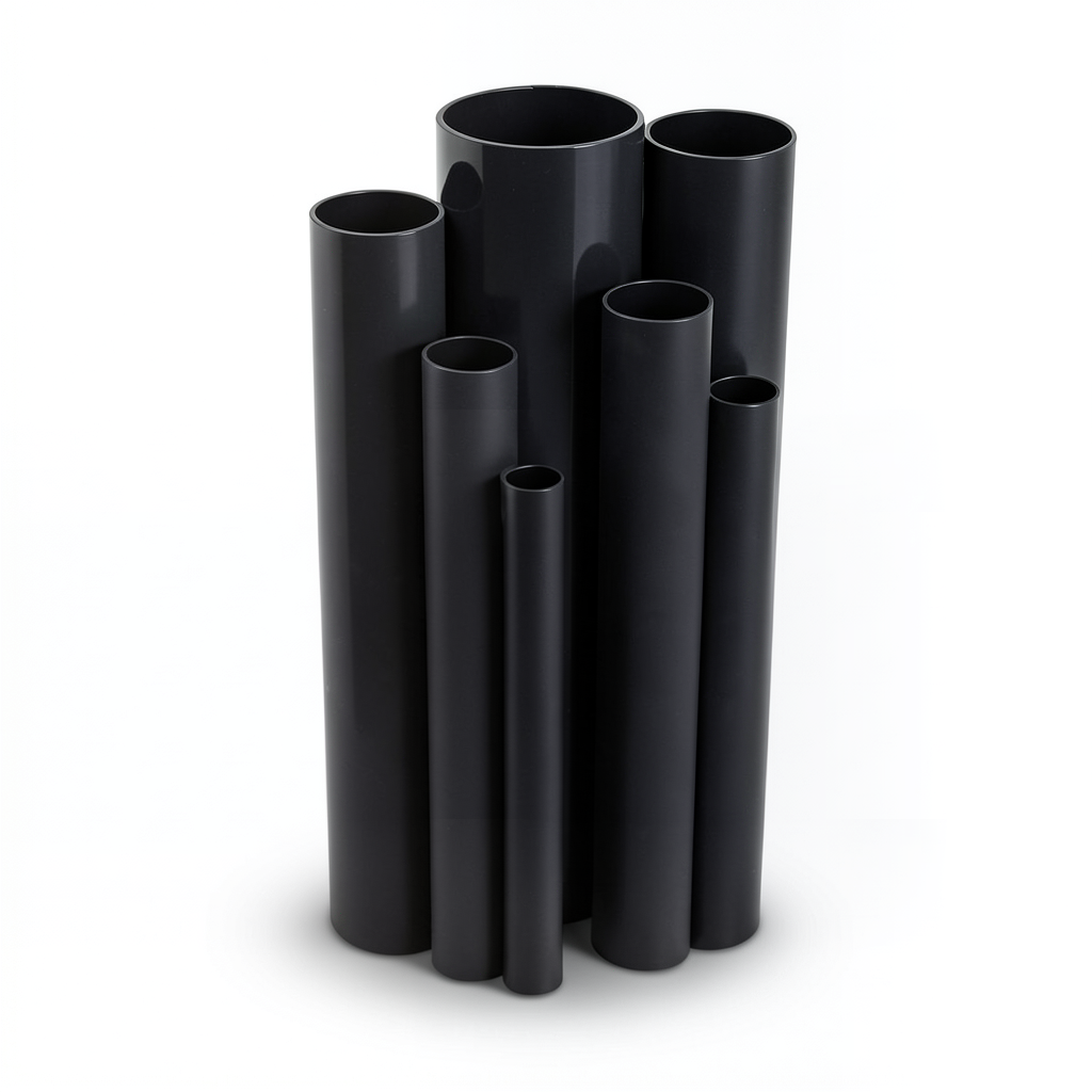 UPVC Pipes Nominal Pressure 15 Bar Outside Diameter 60.5 mm Thickness 4.5 mm Black