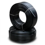 أنابيب HDPE PE 80 ضغط 16 بار قطر خارجي 63 مم سمك 7.1 مم لون أسود