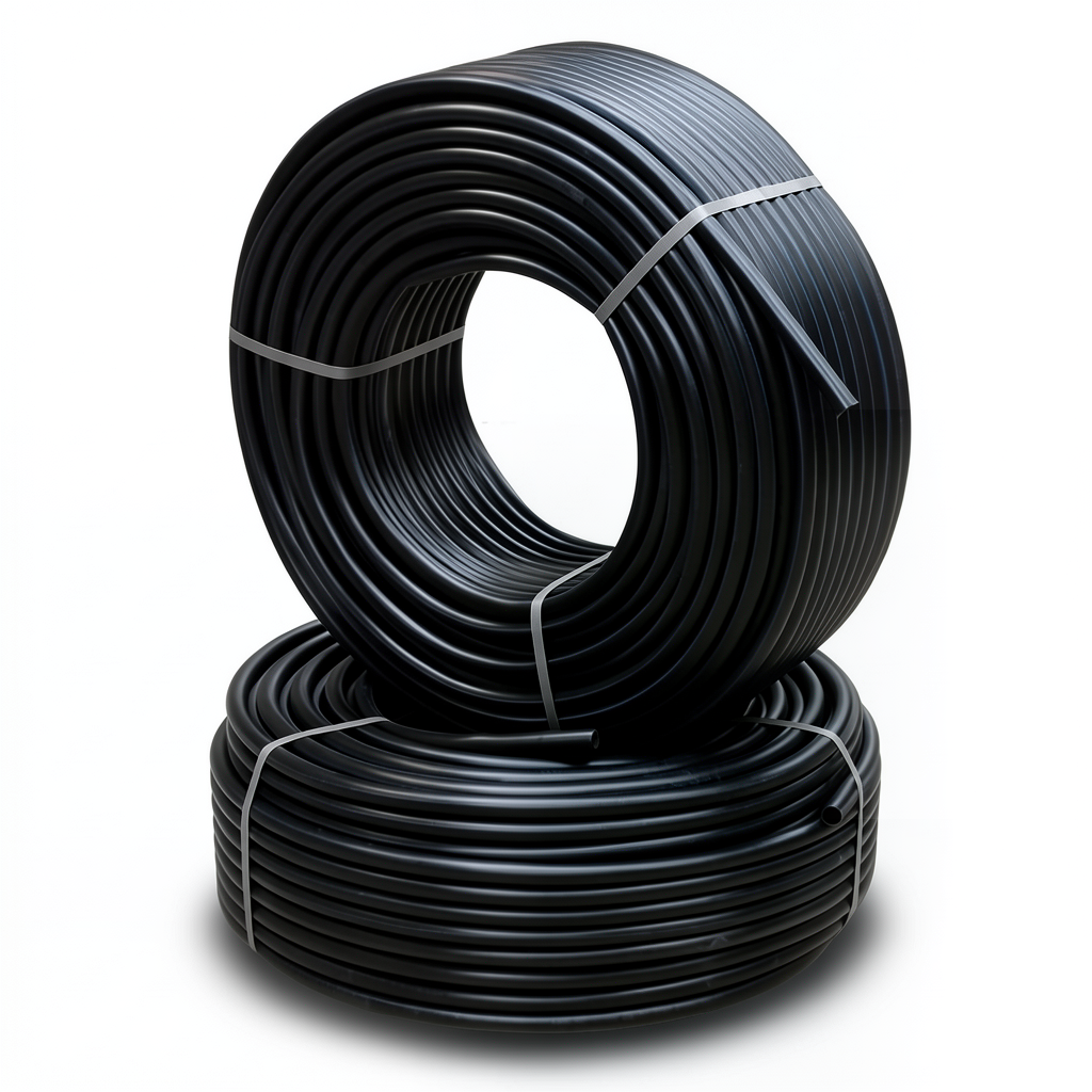 HDPE Pipes PE 80 Pressure 16 Bar Outer Diameter 63 mm Thickness 7.1 mm Black