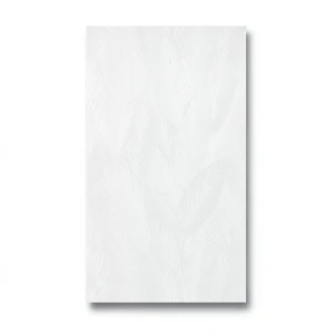 Leaf-patterned Wallpaper 10 m Length, 0.53 m Width, White Color