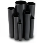 UPVC Pipes 15 Bar Pressure 60.2 mm Diameter 3.9 mm Thickness Black