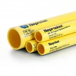 Neproplast  HDPE Pipes PE 100 Pressure 4 Bar Outside Diameter 200 mm Thickness 4.9 mm Color Yellow