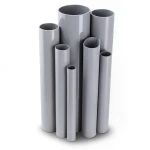 UPVC Pipes Pressure 12 Bar Outside Diameter 48.4 mm Thickness 3 mm Gray
