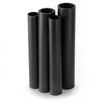 مواسير HDPE PE 80 ضغط 16 بار قطر خارجي 140 مم سمك 15.7 مم لون أسود