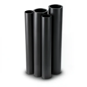 مواسير HDPE PE 100 ضغط 20 بار قطر خارجي 140 مم سمك 15.7 مم لون أسود