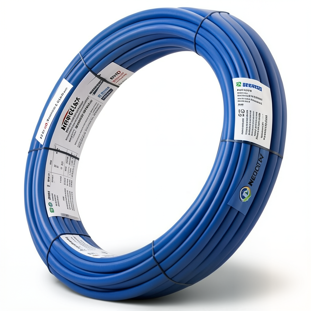 HDPE Pipes PE 100 Pressure 6 Bar 50 mm OD Thickness 1.9 mm Blue | NEPROPLAST