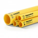 Neproplast  HDPE Pipes PE 100 Pressure 4 Bar Outside Diameter 140 mm Thickness 3.5 mm Color Yellow