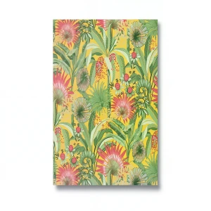 Leaf-patterned Wallpaper 0.53 m x 10 m Multicolored, Model 10390-20