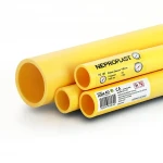 Neproplast  HDPE Pipes PE 100 Pressure 4 Bar Outside Diameter 180 mm Thickness 4.4 mm Color Yellow