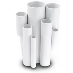 مواسير UPVC ضغط 12 بار قطر خارجي 60.2 مم سمك 3.1 مم لون أبيض